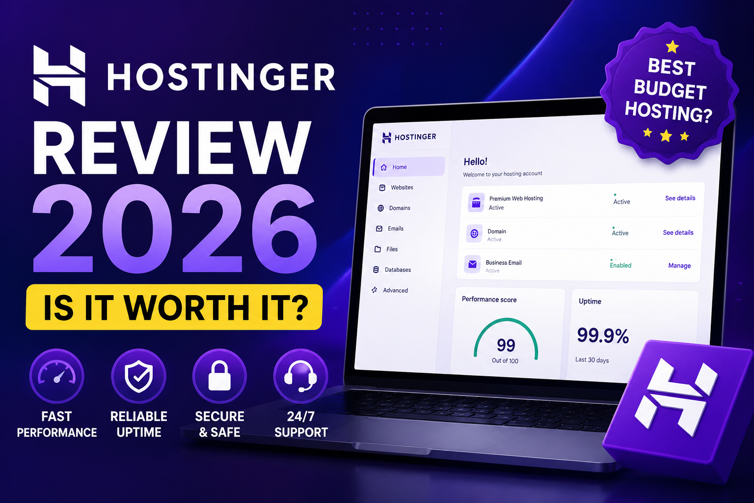 Hostinger Review 2026 – Is It Worth It?