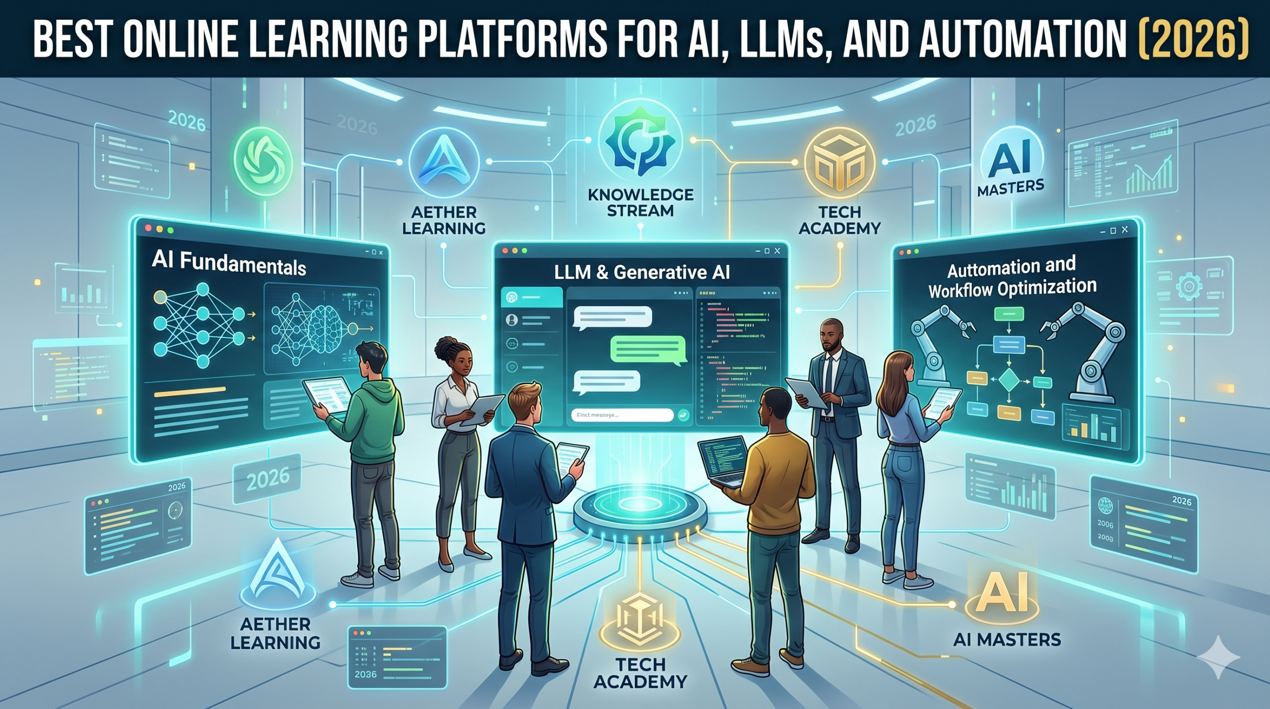 The Best Online Learning Platforms for AI, LLMs, and Automation (2026)